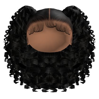 Curly Pigtails [Black]