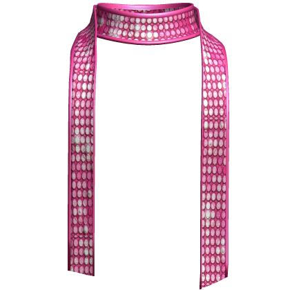 Hot Pink Glitter Sequin Scarf 2000s Mcbling