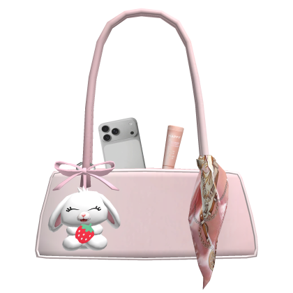 Cute Strawberry Rabbit Pink Bag