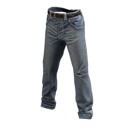 ardor* - belted barn jeans (lightblue)