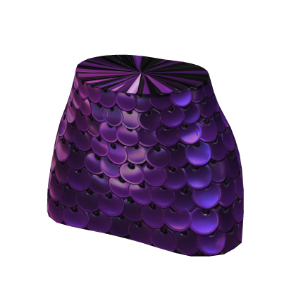 purple sequin miniskirt