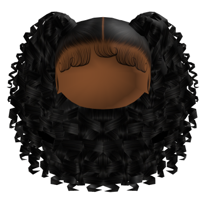 Curly Pigtails [Black]