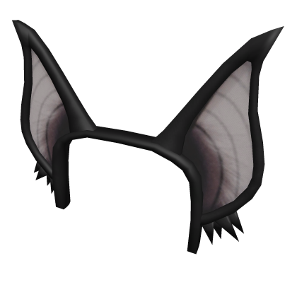 Black Bat Ears Headband