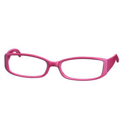 Cute Hot Pink Nerdy Glasses