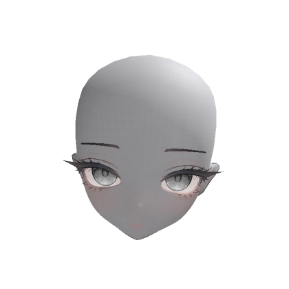 Anime Doll Head Sided (Black)
