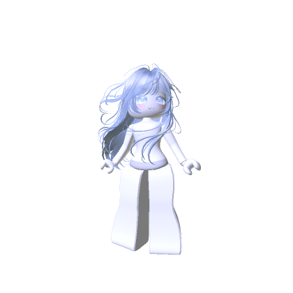 Kawaii Icy Blue Shoujo Anime Woman Doll