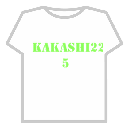 kakashi22's football shirt