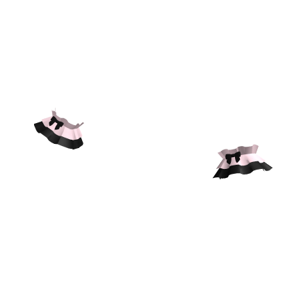 black / pink french chic cute egl ruffle cuffs
