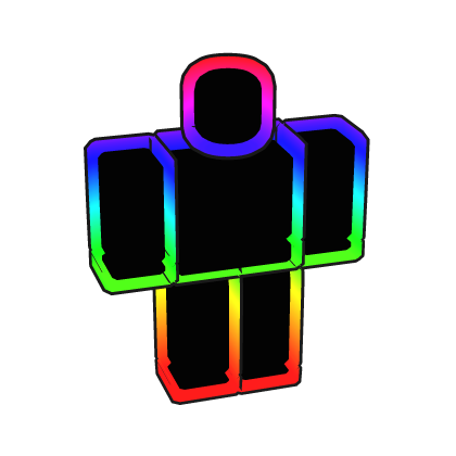 (1.0) Rainbow Avatar Outline