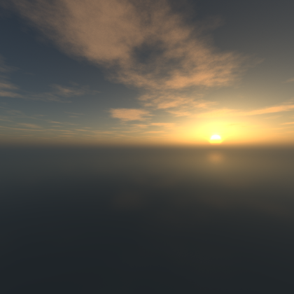 Classical Sunset Sky
