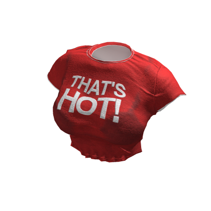 ♥ Red Graphic Cropped Baby Tee