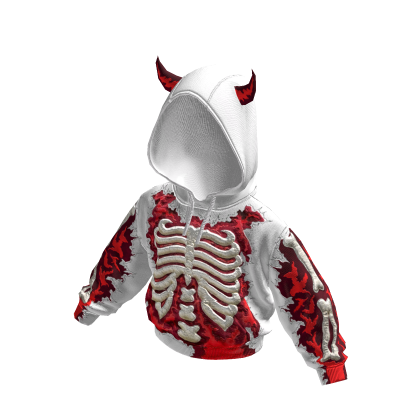 TOKYO UGC | Red Ribcage Hoodie