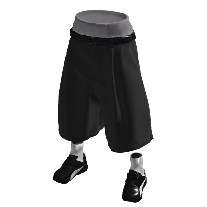 Pleated Jorts W Trainers
