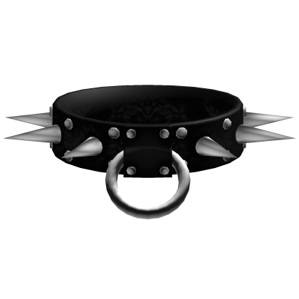 gothic spike choker lace black 3.0