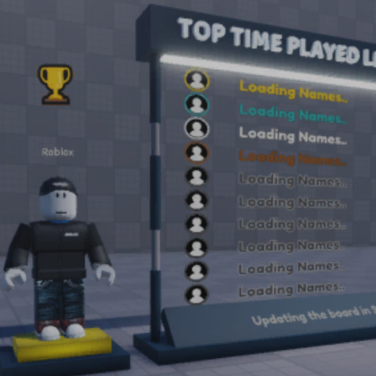Time Played Leaderboard with Player Thumbnails