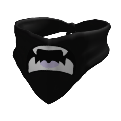 Black Angry Bandana Mouth