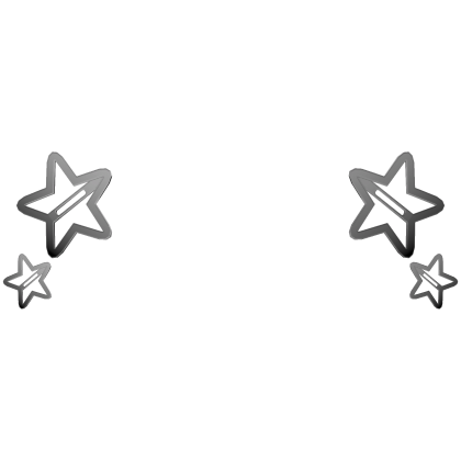 Y2K Cute Silver Star Clips (Both sides)