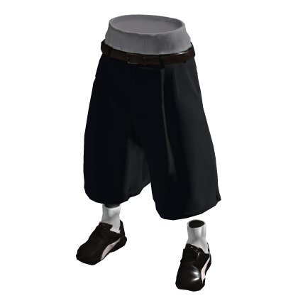 Pleated Jorts W Trainers