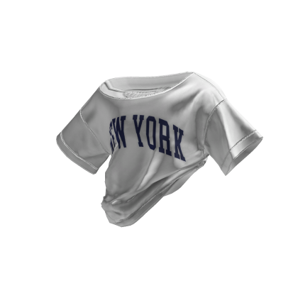 Y2K Off Shoulder Tucked Shirt New York
