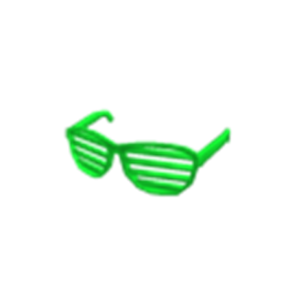 Neon Green Shutter Shades
