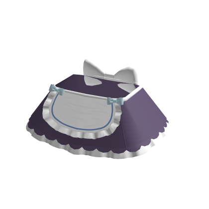 ♡ : cute nekopara vanilla purple cat maid skirt