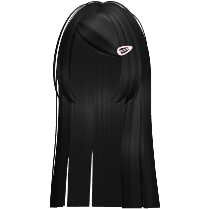 🤍 long protagonist swept scene hair black