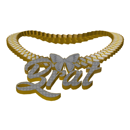 Custom ''Brat'' Gold Cuban Link Chain