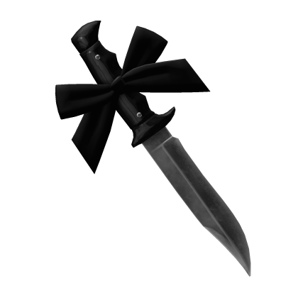 cutesy morute knife with black bow (waist)