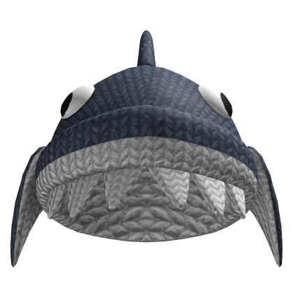 Light Blue Shark Beanie