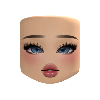 Cute Doll Girl Blue Eyes Makeup - Light