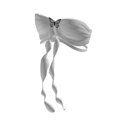 ButterFly Crop Top White