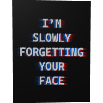 Animated - I'm slowly forgetting your face