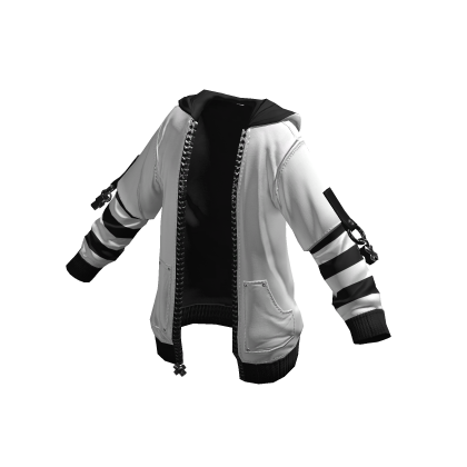 Double Sleeved Hoodie Reverse Monochrome