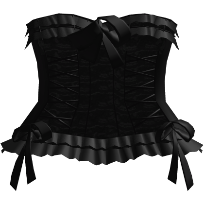 ⸸꒱ black gothic babydoll corset princess dress