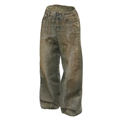 Crystal Baggy Denim Jeans