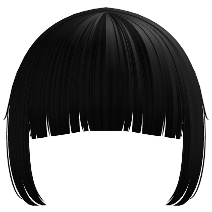 ୨୧: kawaii angelic doll bangs in black