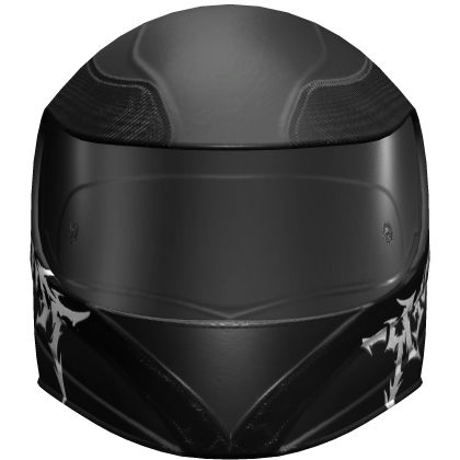 Black "Rider" Motorcycle Helmet