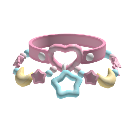 𐔌 pink kawaii necklace decora harajuku collar
