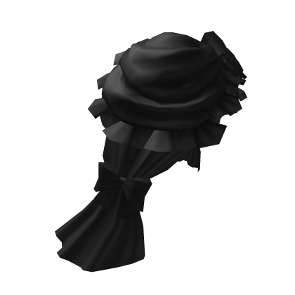 Rococo Hip Curtain Bustles Black