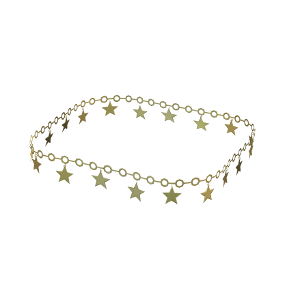 Left Gold Stars Ankle Bracelet