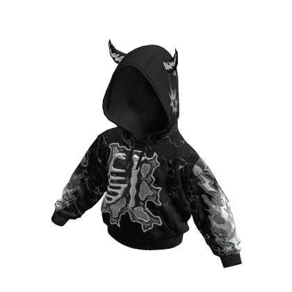 Dewney Hoodie hitam