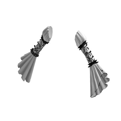Gothic Sleeves - White and Black