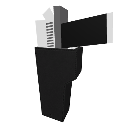 holstered prop deagle pistol