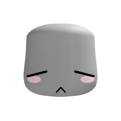 Squint tired bunny Pout blush