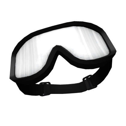 Black&White Tilted Ski Goggles