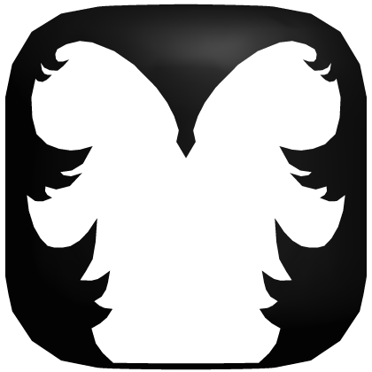 Black Feather Face Crest
