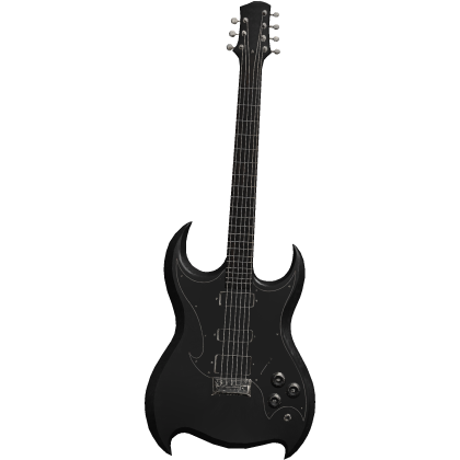 [STANDING] Black Electric Guitar