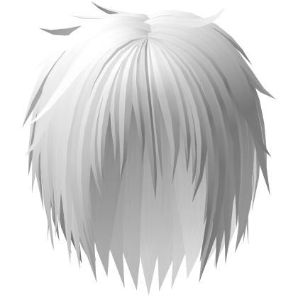 White Gothic Messy Edgelord Emo Boy Hair Vkei 34.