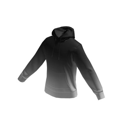 Black/White Gradient Hoodie