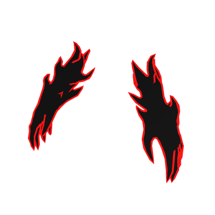Cartoony Red Aura Claws